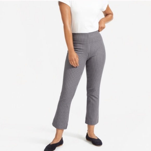 Everlane Pants - Everlane Curvy Side Zip Pant in Houndstooth grey size 16 waist size is 36 inches